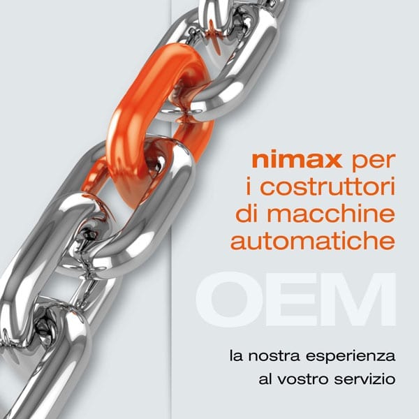 nimax for oem costruttori macchine automatiche
