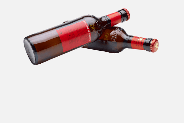 stampa codifica su etichette bottiglie di birra
