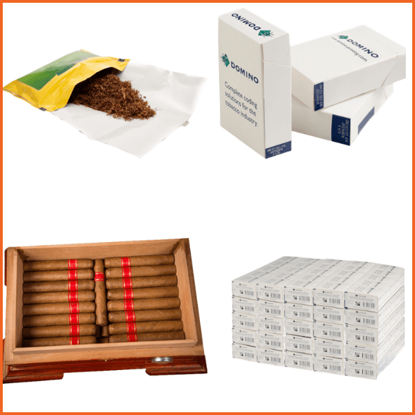 Settore tabacco - pacchetti di sigarette - stecche di sigarette- codifica marcatura etichettatura labelling ispezione e controllo tracciabilità