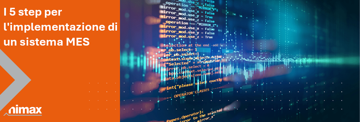 Copertina articolo blog I 5 step per l'implementazione di un sistema MES