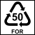 simbolo etichettatura ambientale 50 for