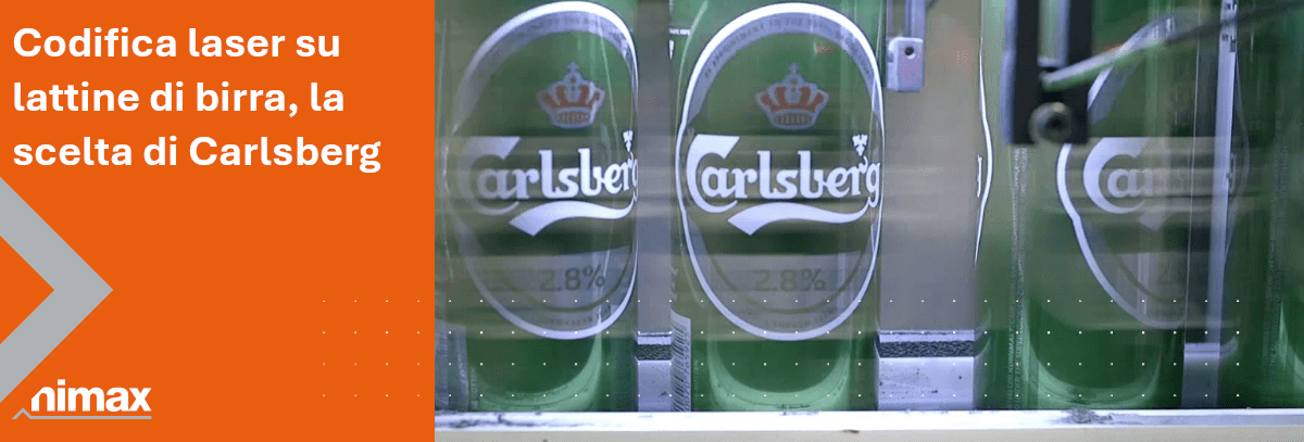 Copertina articolo blog Codifica laser su lattine di birra, la scelta di Carlsberg