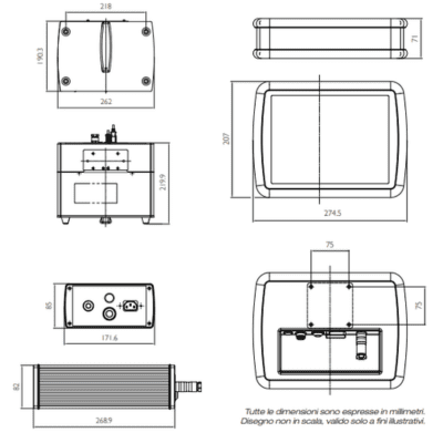 specifiche tecniche marcatore tto domino v320i