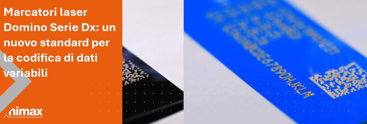 stampa di dati variabili con marcatori laser domino serie dx