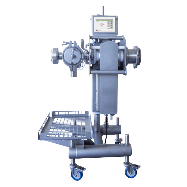 Pulse Inflex metal detector for pumped food inspection