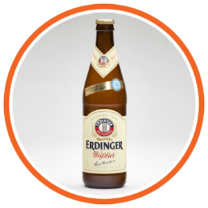 bottiglia di birra erdinger